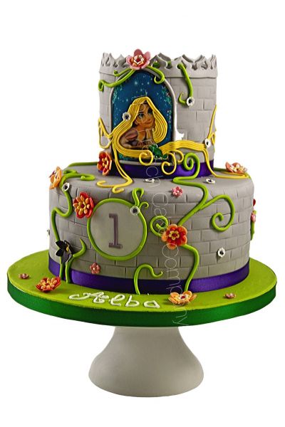 Gateau Chateau Princesse Raiponce