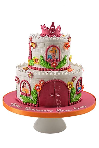 Gateau Chateau De Princesse Rose