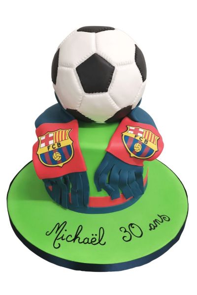 Barcelona Football theme Cake 20