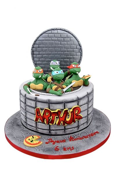 Gâteau personnalisé Tortues Ninja