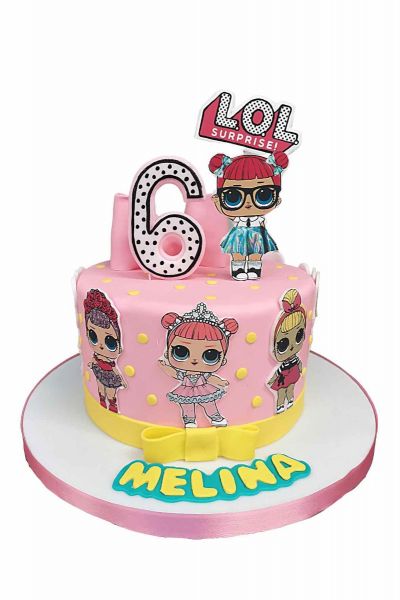 L.O.L Surprise! Themed Cake in 2023 | Funny birthday cakes, Surprise birthday  cake, Doll birthday cake