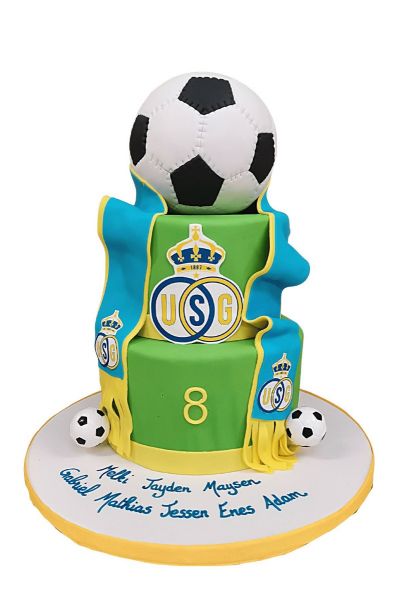 Madrid Football Cake