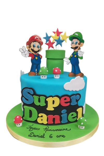Gâteau Mario 🍄 pour les 6 ans de - Ô les beaux Gâteaux