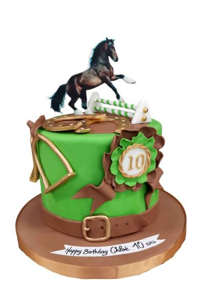 Horses 2 Edible Birthday Cake Topper