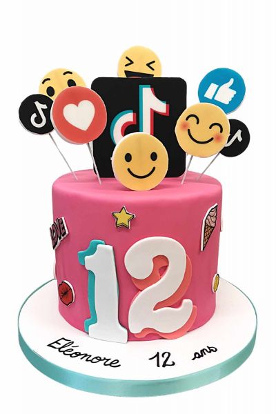 Pretty Cake Ideas For Every Celebration : Tik Tok birthday cake