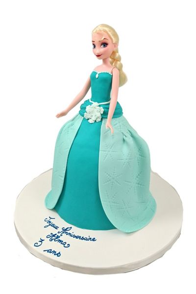 Frozen Cake Or Elsa Doll Cake How To - Delight&Dazzle
