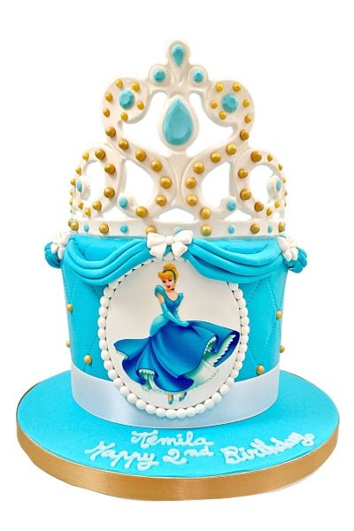 Disney Cinderella Transforms Birthday Cake - Water Butlers