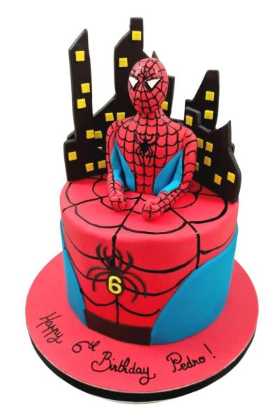 Zanes Spider-Man 5 Cake – cjBlue Creative Studios