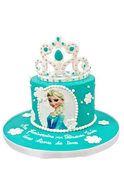 Amazon.com: Frozen Cake Topper Edible Image Personalized Cupcakes Frosting  Sugar Sheet (11