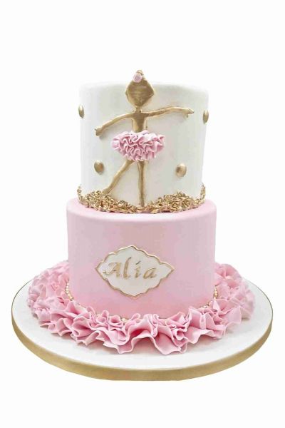 Ballerina Cake Toppers Ballerina Birthday Theme Pink Ballerina Centerp – C  T B