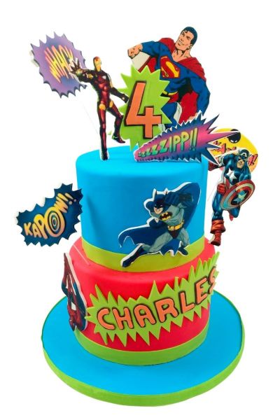 Marvel super hero cake - Decorated Cake by Crazy cake - CakesDecor